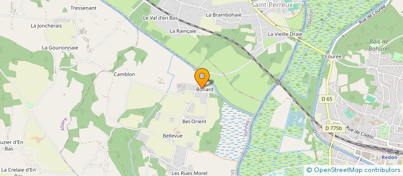 localisation de l'entreprise MADAME SABRINA MAHE  SAINT-JEAN-LA-POTERIE