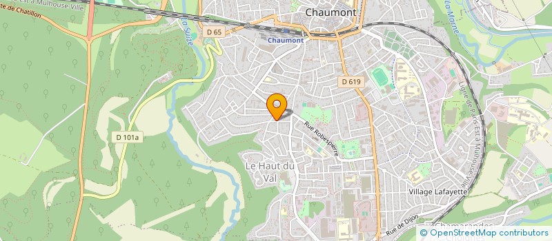 localisation de l'entreprise MADAME SABRINA MAKLOUF à CHAUMONT