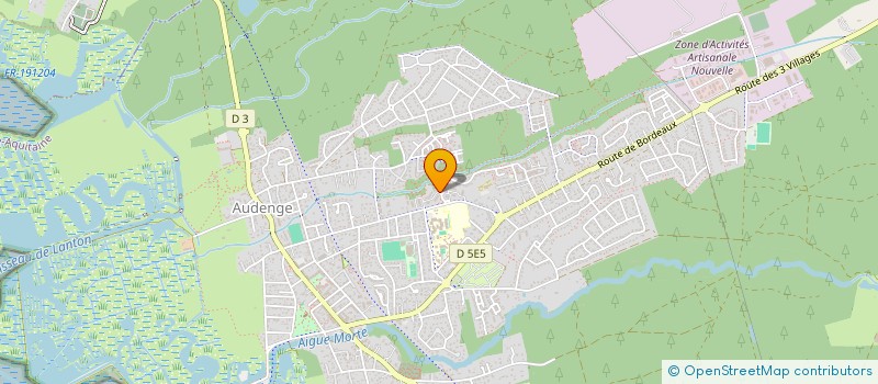 localisation de l'entreprise MADAME SABRINA MANDET  AUDENGE