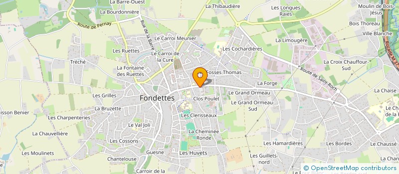 localisation de l'entreprise MADAME SABRINA MANGANI à FONDETTES