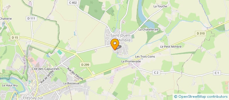 localisation de l'entreprise MADAME SABRINA MANSON  SAINT-OUEN-DE-MIMBRE