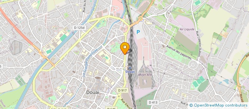 localisation de l'entreprise MADAME SABRINA MARCELLE à DOUAI