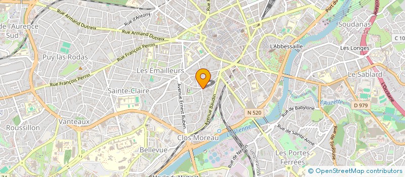 localisation de l'entreprise MADAME SABRINA MARCHIVE à LIMOGES