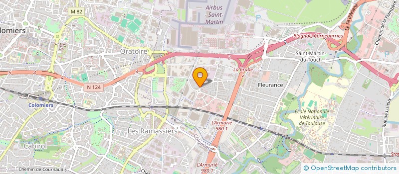localisation de l'entreprise MADAME SABRINA MARGUERITE à TOULOUSE