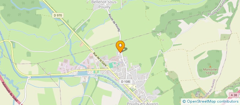 localisation de l'entreprise MADAME SABRINA MARKOWIAK  POUILLY-EN-AUXOIS