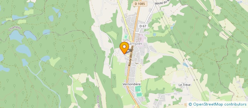 localisation de l'entreprise MADAME SABRINA MARNET  CHAMPIER