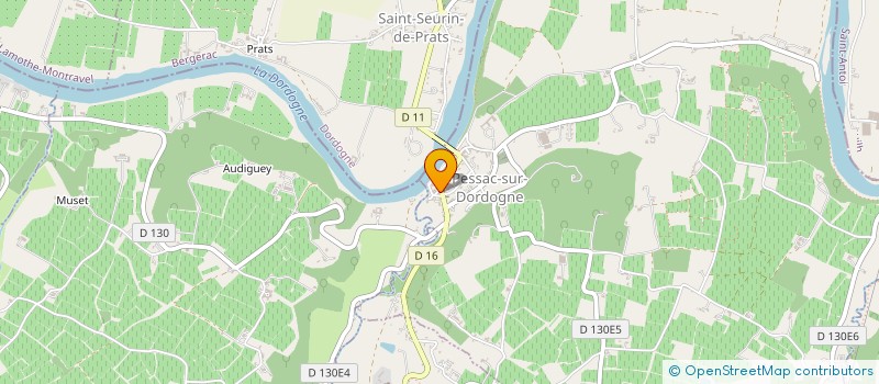 localisation de l'entreprise MADAME SABRINA MAROT  PESSAC-SUR-DORDOGNE