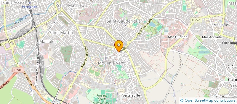 localisation de l'entreprise MADAME SABRINA MARTIN-RODRIGUEZ  PERPIGNAN