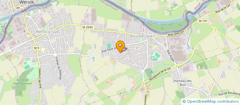 localisation de l'entreprise MADAME SABRINA MARTINACHE à BOUSBECQUE