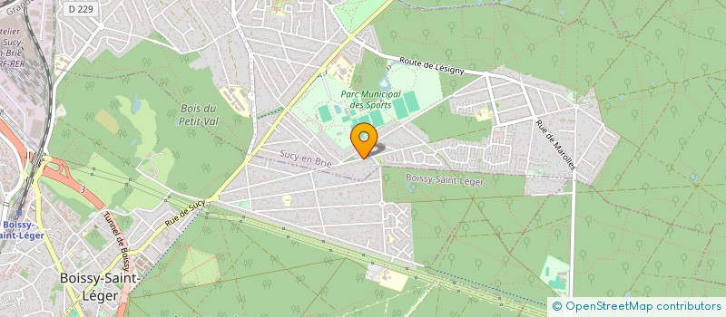 localisation de l'entreprise MADAME SABRINA MARTINEAU  SUCY-EN-BRIE