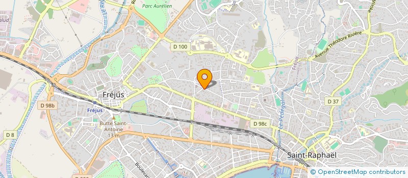 localisation de l'entreprise MADAME SABRINA MARTINEZ à FREJUS