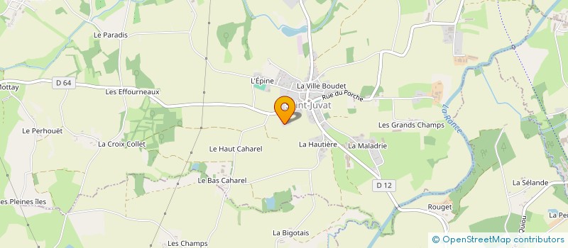 localisation de l'entreprise MADAME SABRINA MARTINIAULT  SAINT-JUVAT