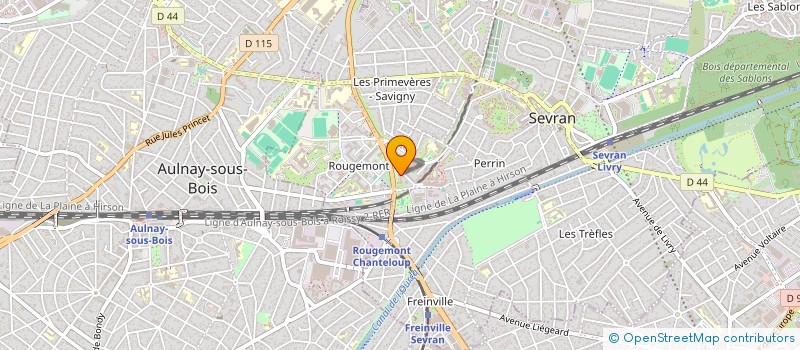 localisation de l'entreprise MADAME SABRINA MARTINS à SEVRAN