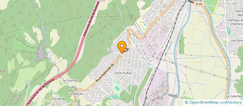 localisation de l'entreprise MADAME SABRINA MARTODIMEDJO  CHATEAU-ARNOUX-SAINT-AUBAN