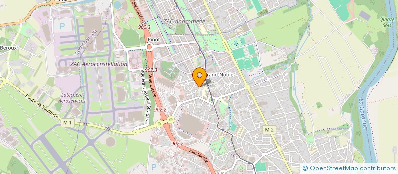 localisation de l'entreprise MADAME SABRINA MARTY à BLAGNAC