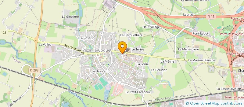 localisation de l'entreprise MADAME SABRINA MARY  VEZIN-LE-COQUET