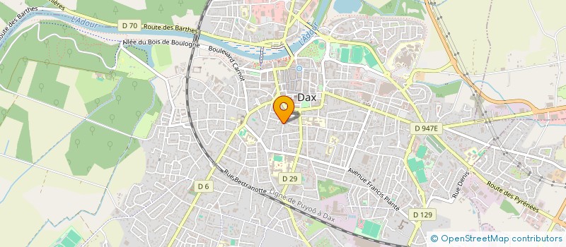 localisation de l'entreprise MADAME SABRINA MASCHINO  SAUGNAC-ET-CAMBRAN