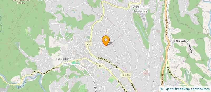 localisation de l'entreprise MADAME SABRINA MASSI à LA COLLE-SUR-LOUP
