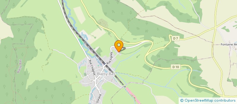 localisation de l'entreprise MADAME SABRINA MASSOT  BLAISY-BAS