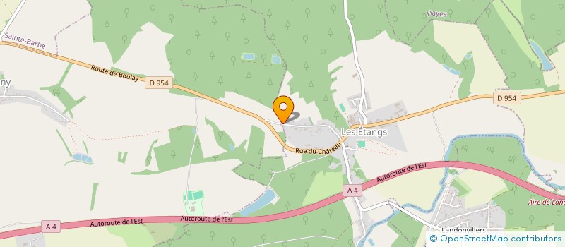 localisation de l'entreprise MADAME SABRINA MATEJICEK  LES ETANGS