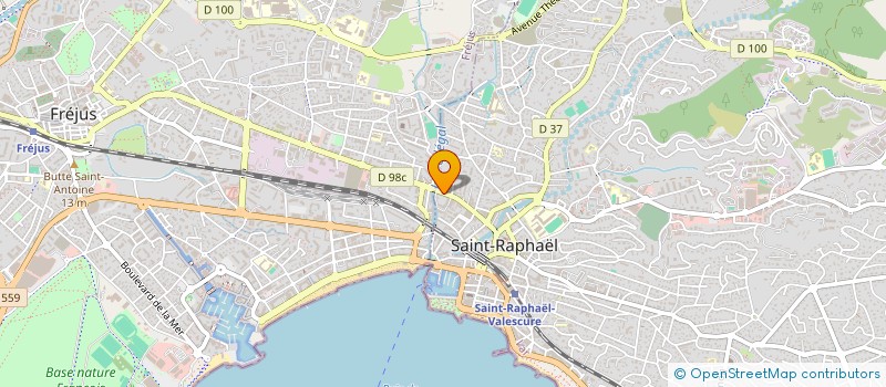 localisation de l'entreprise MADAME SABRINA MATMAR  SAINT-RAPHAEL