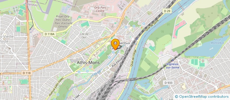 localisation de l'entreprise MADAME SABRINA MATOS à ATHIS-MONS