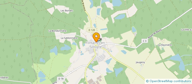 localisation de l'entreprise MADAME SABRINA MATZ  FONTAINES-EN-SOLOGNE