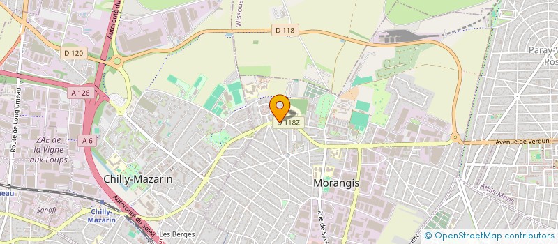 localisation de l'entreprise MADAME SABRINA MAUGERI à MORANGIS
