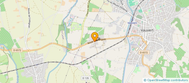 localisation de l'entreprise MADAME SABRINA MAUX  VAUVERT