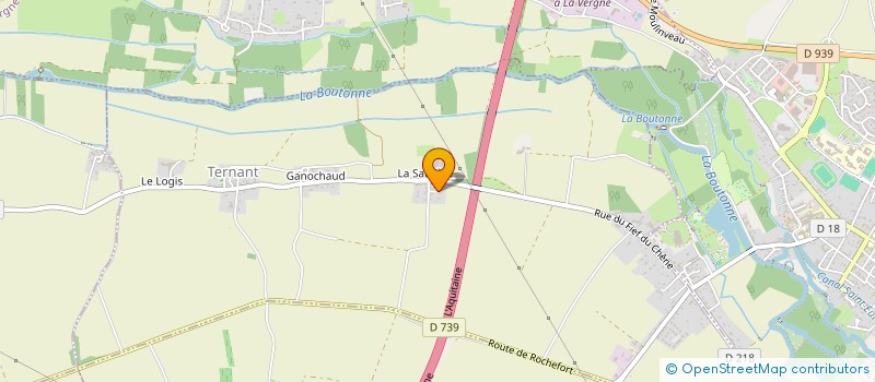 localisation de l'entreprise MADAME SABRINA MAZEAU  TERNANT