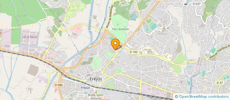 localisation de l'entreprise MADAME SABRINA MEBARKI à FREJUS