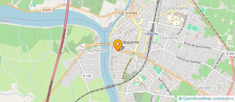 localisation de l'entreprise MADAME SABRINA MEGE à LIBOURNE