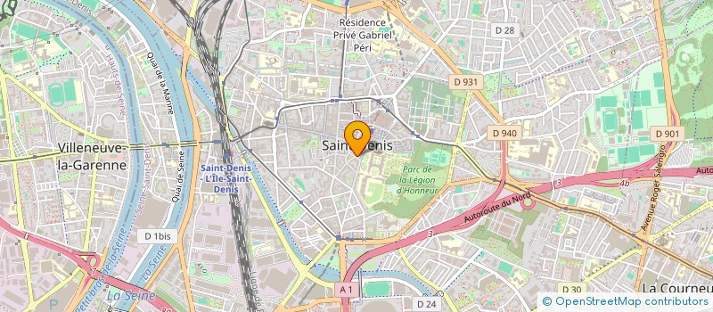 localisation de l'entreprise MADAME SABRINA MEKBEL  SAINT-DENIS