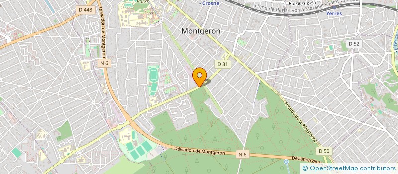 localisation de l'entreprise MADAME SABRINA MEKOUAR à MONTGERON