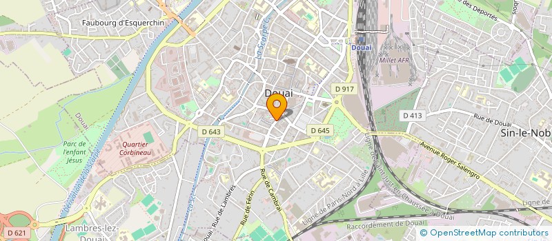 localisation de l'entreprise MADAME SABRINA MELAYERS  DOUAI