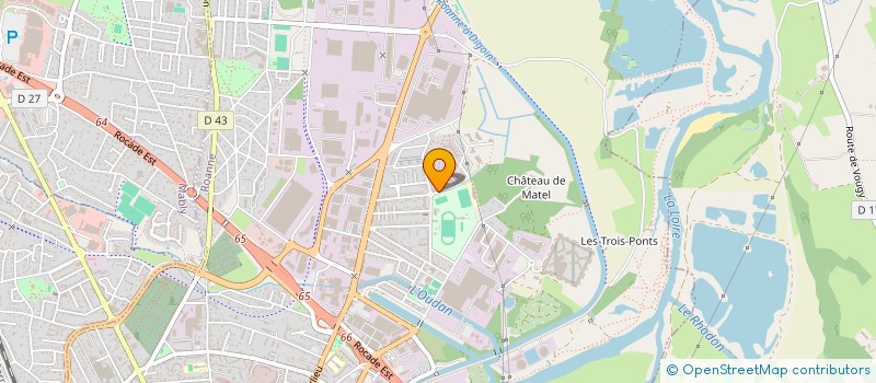 localisation de l'entreprise MADAME SABRINA MELOT  ROANNE