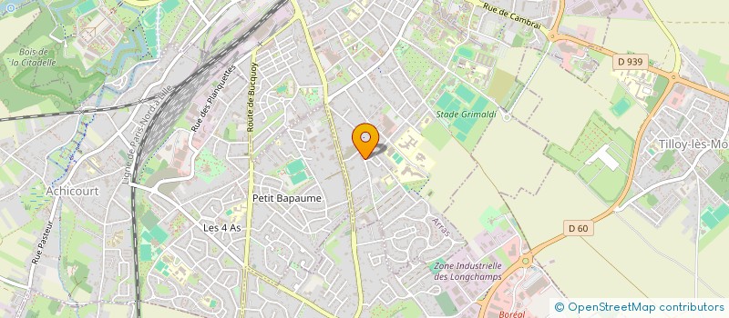 localisation de l'entreprise MADAME SABRINA MERCIER à ARRAS