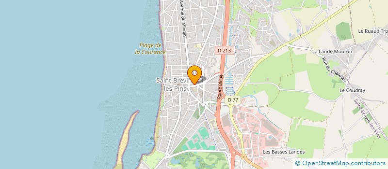 localisation de l'entreprise MADAME SABRINA MERLET à SAINT-BREVIN-LES-PINS