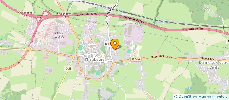 localisation de l'entreprise MADAME SABRINA MESSAGEOT  PHALSBOURG