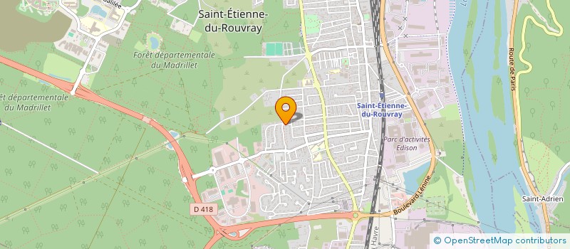 localisation de l'entreprise MADAME SABRINA METHLOUTHI à SAINT-ETIENNE-DU-ROUVRAY