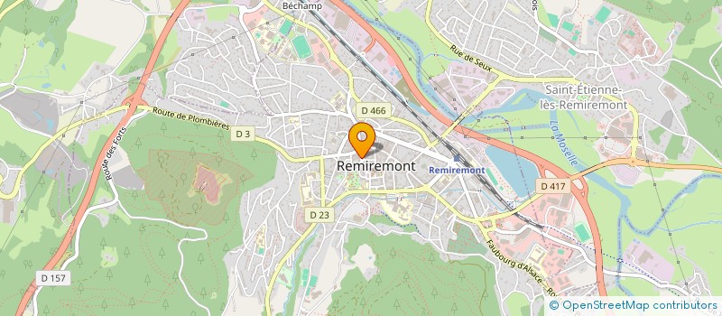 localisation de l'entreprise MADAME SABRINA MEYER  REMIREMONT