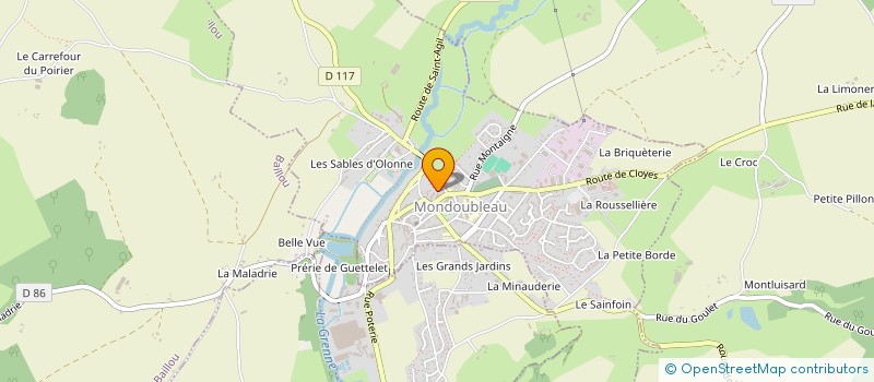 localisation de l'entreprise MADAME SABRINA MIARD  MONDOUBLEAU