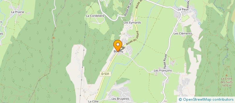 localisation de l'entreprise MADAME SABRINA MICHEE à LANS-EN-VERCORS