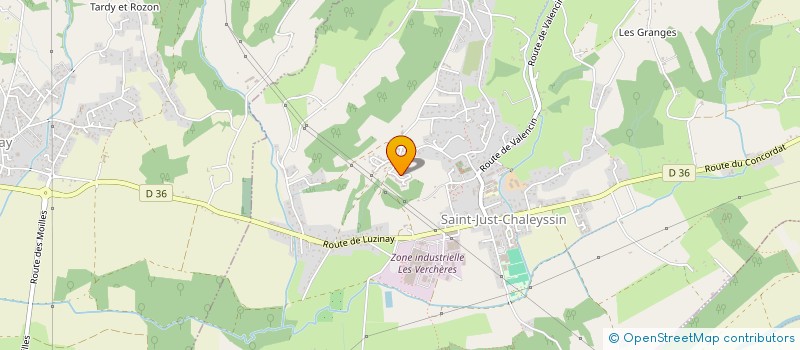 localisation de l'entreprise MADAME SABRINA MICHEL  SAINT-JUST-CHALEYSSIN