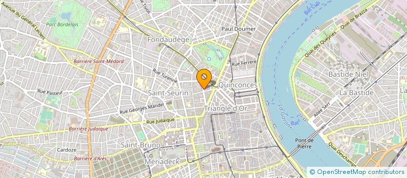 localisation de l'entreprise MADAME SABRINA MIGOT à BORDEAUX
