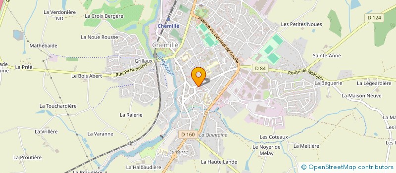 localisation de l'entreprise MADAME SABRINA MIKA  CHEMILLE-EN-ANJOU