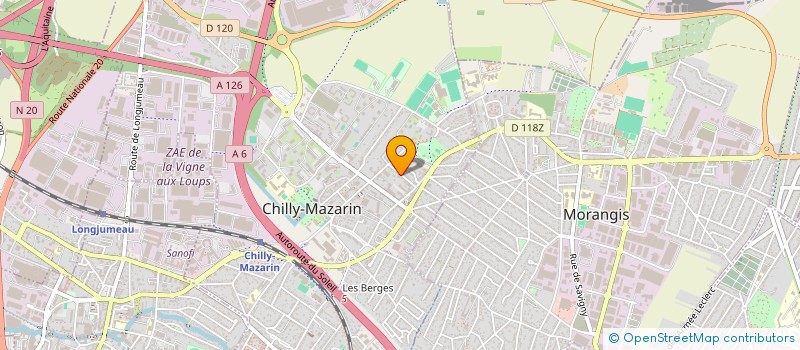 localisation de l'entreprise MADAME SABRINA MIRKOVIC à CHILLY-MAZARIN