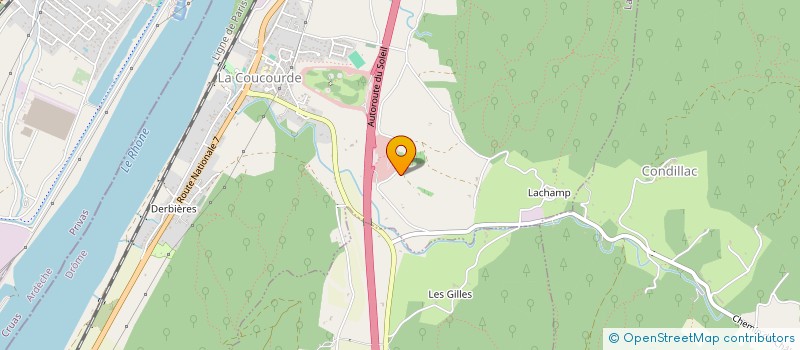 localisation de l'entreprise MADAME SABRINA MIRROIR  LA COUCOURDE