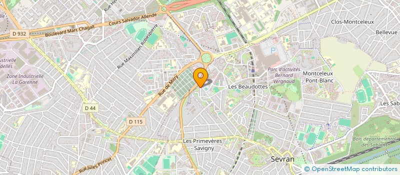 localisation de l'entreprise MADAME SABRINA MLANAO JEAN  SEVRAN