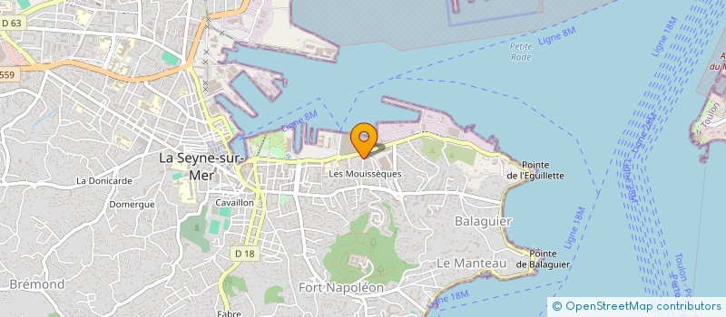 localisation de l'entreprise MADAME SABRINA MOHIEDDINE  LA SEYNE-SUR-MER